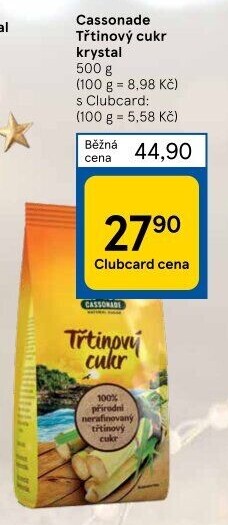 Třtinový cukr Cassonade