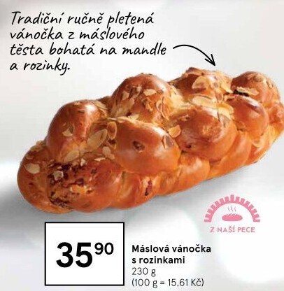 Vánočka máslová