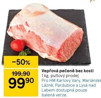 Vepřová pečeně bez kosti