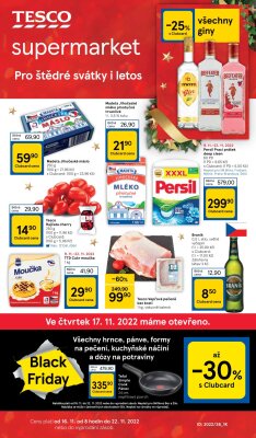 akční leták Tesco 16.11.2022-22.11.2022
