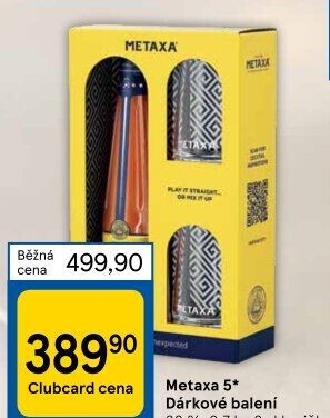 Brandy5* Metaxa - dárkové balení
