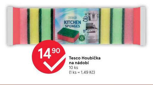 Houbičky na nádobí Tesco