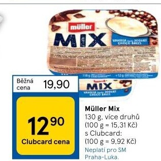 Jogurt Müller Mix