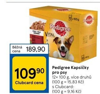 Kapsičky pro psy Pedigree