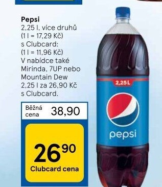 Limonáda Pepsi