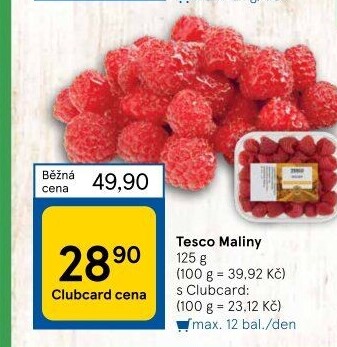 Maliny Tesco