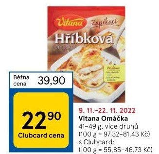 Omáčky instantní Vitana