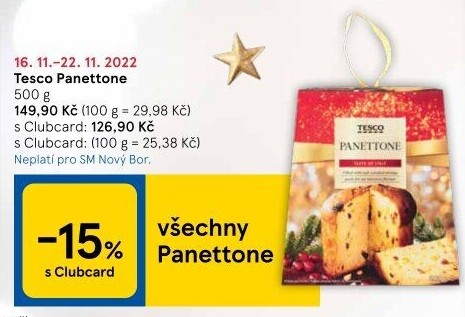 Panettone Tesco