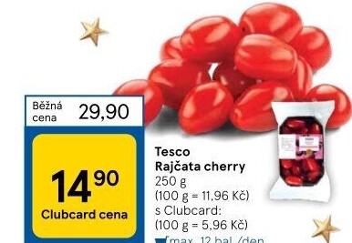 Rajčata cherry Tesco