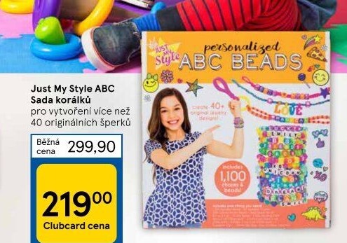 Sada korálků ABC Just my style