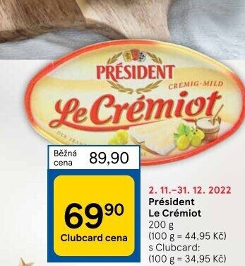 Sýr Le Crémiot Président