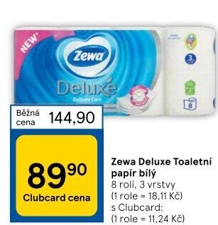 Toaletní papír 3vrstvý Deluxe Zewa