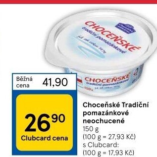 Tradiční pomazánkové Choceňské