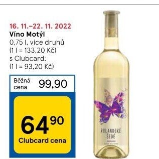Vína Motýl Víno Mikulov