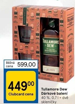 Whisky irská Tullamore Dew - dárkové balení