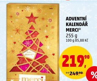 Adventní kalendář Merci