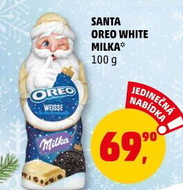 Čokoládový Santa Oreo Milka