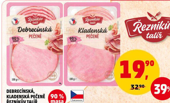 Debrecínská pečeně Řezníkův talíř
