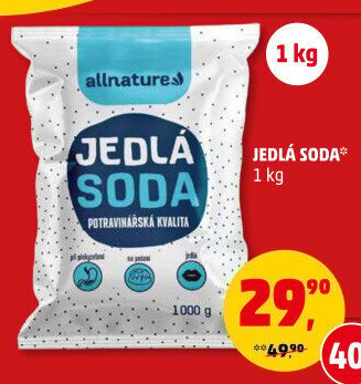 Jedlá soda Allnature