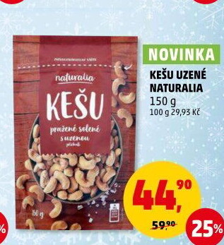Kešu pražené Naturalia