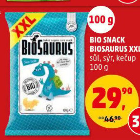 Křupky kukuřičné bez lepku Biosaurus