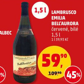 Lambrusco Emilia Bell'