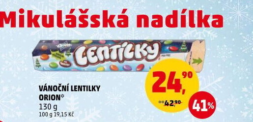 Lentilky Orion