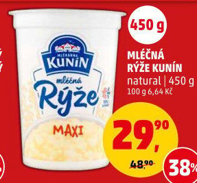 Mléčná rýže Kunín