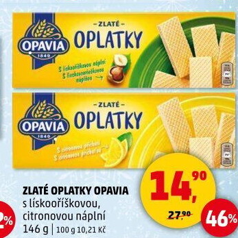 Oplatky Zlaté Opavia