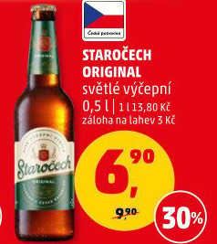 Pivo světlé výčepní 10° Staročech