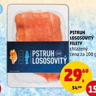 Pstruh lososovitý filety Pro Penny EFD Excelsior Delikatessen