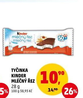 Řez mléčný Kinder