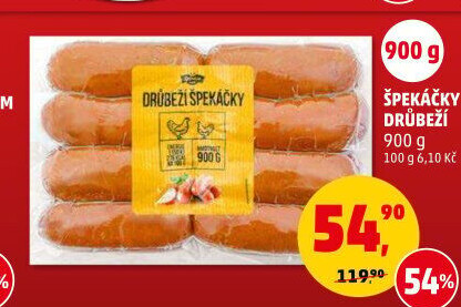 Špekáčky drůbeží Řezníkův talíř