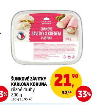 Šunkový závitek v aspiku Karlova Koruna