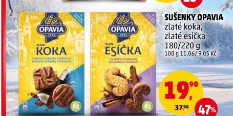 Sušenky Koka Zlaté Opavia