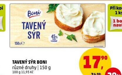 Sýr tavený Boni