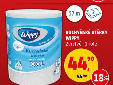 Utěrky kuchyňské 2vrstvé XXL Wippy