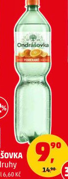 Voda ochucená Ondrášovka