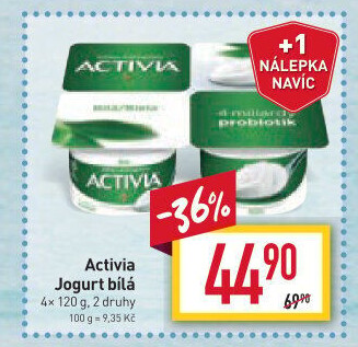 Bílý jogurt Activia Danone