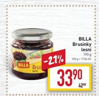 Brusinky lesní Billa