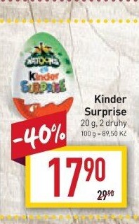 Čokoládové vajíčko s překvapením Kinder Surprise
