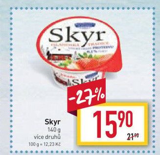 Dezert zakysaný ochucený Skyr Bohušovická mlékárna