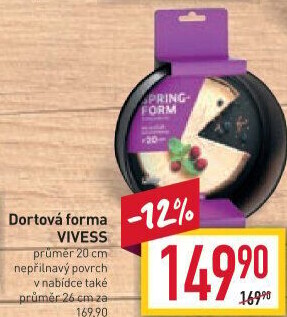 Dortová forma Vivess