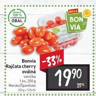 Rajčata cherry Billa Bonvia