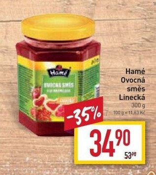 Směs ovocná linecká Hamé