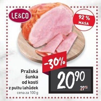 Šunka pražská od kosti LE&amp
