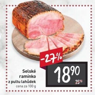 Šunka selské ramínko