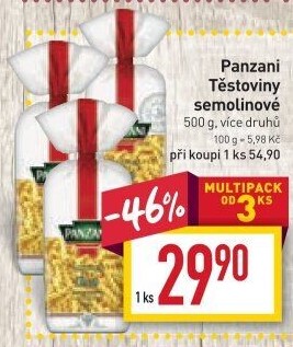 Těstoviny Panzani