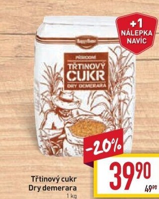 Třtinový cukr Dry Demerara HappyHome