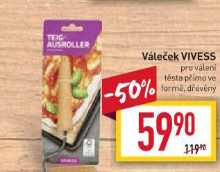 Váleček na těsto Vivess